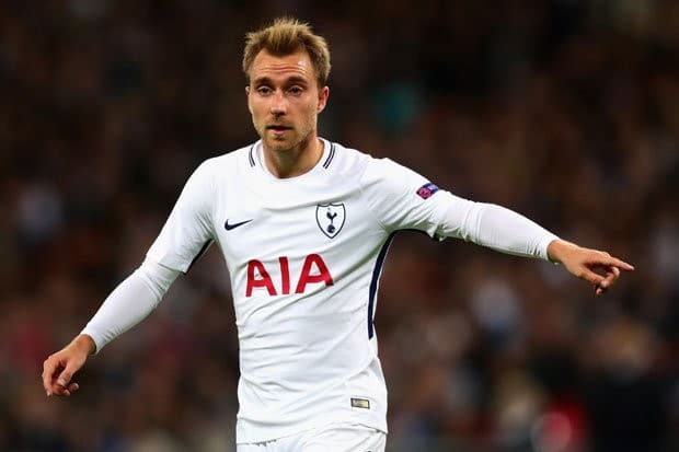 Tottenham Hotspur midfielder Christian Eriksen