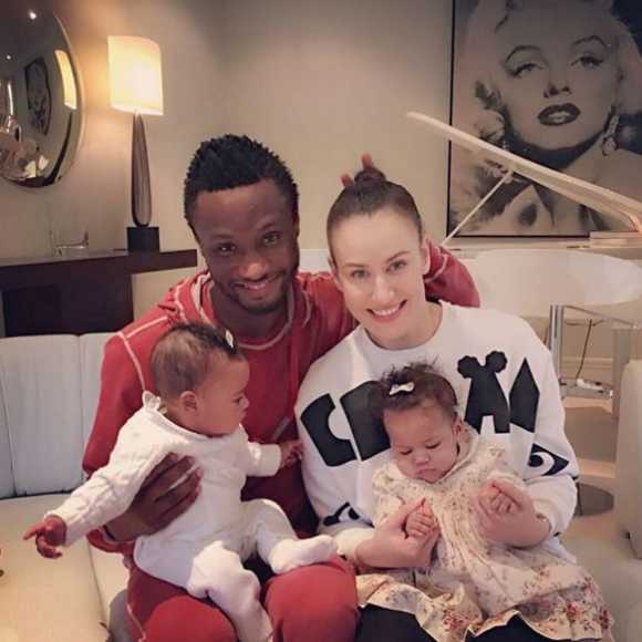 John Obi Mikel and Russian girlfriend Olga Diyachenko