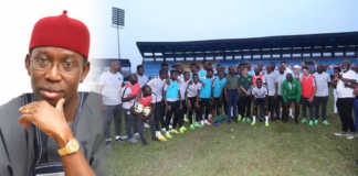 Delta State Governor Ifeanyi Okowa Delivers $50, 000 Pledge To Super Eagles