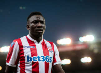 Oghenekaro Etebo to resume play for Stoke City Vs Middlesbrough