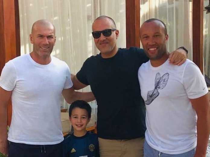 Manchester United Ambassador in Meeting With Zinedine Zidane