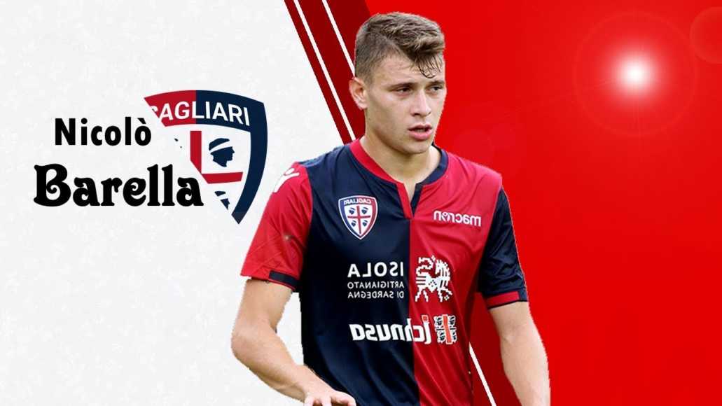 Cagliari midfielder Nicolo Barella