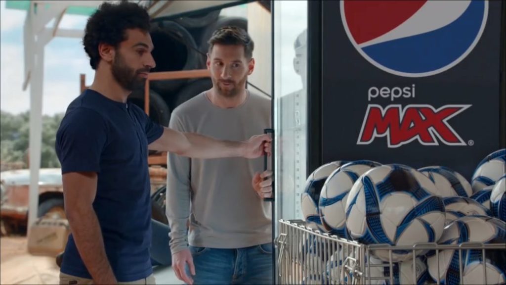 Mo and Messi new ad