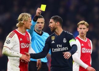 Sergio Ramos Yellow Card: Real Madrid Captain Faces Two-Game Ban For &lsquo;Deliberate&rsquo; Ajax Booking