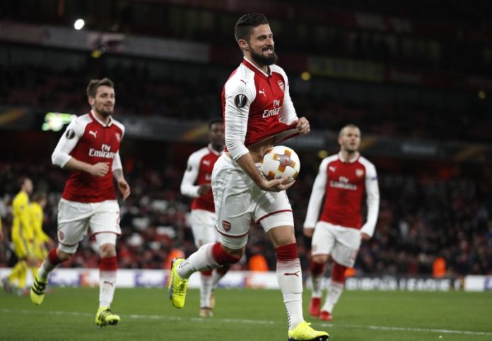 CONFIRMED: Suarez Starts in Arsenal 4-3-3 Line-Up For BATE