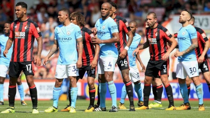 Bournemouth Vs Man City: Team Line-Ups Revealed For EPL Fixture