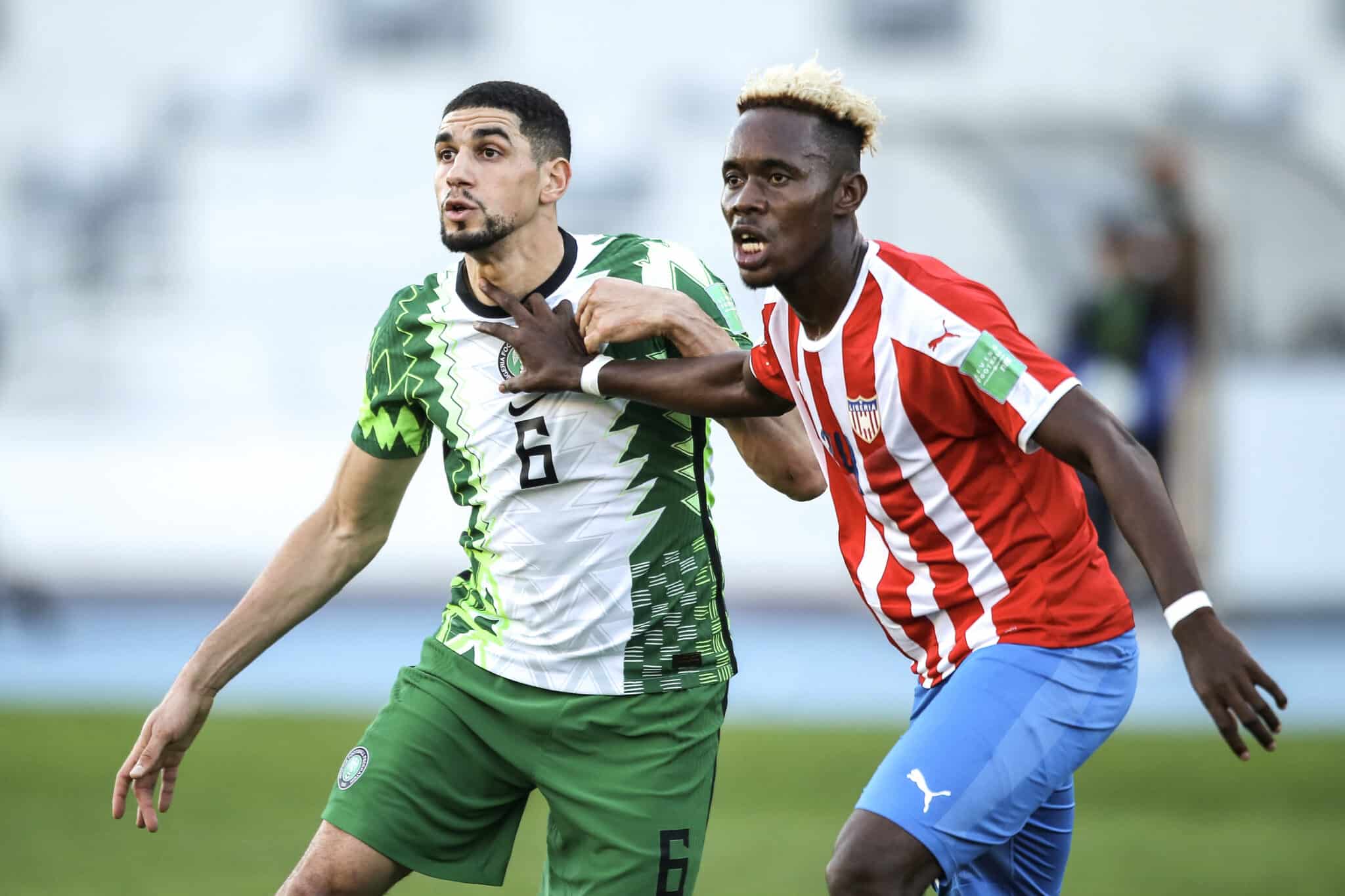 Leon Balogun of Nigeria during the Qatar 2022 FIFA World Cup qualification