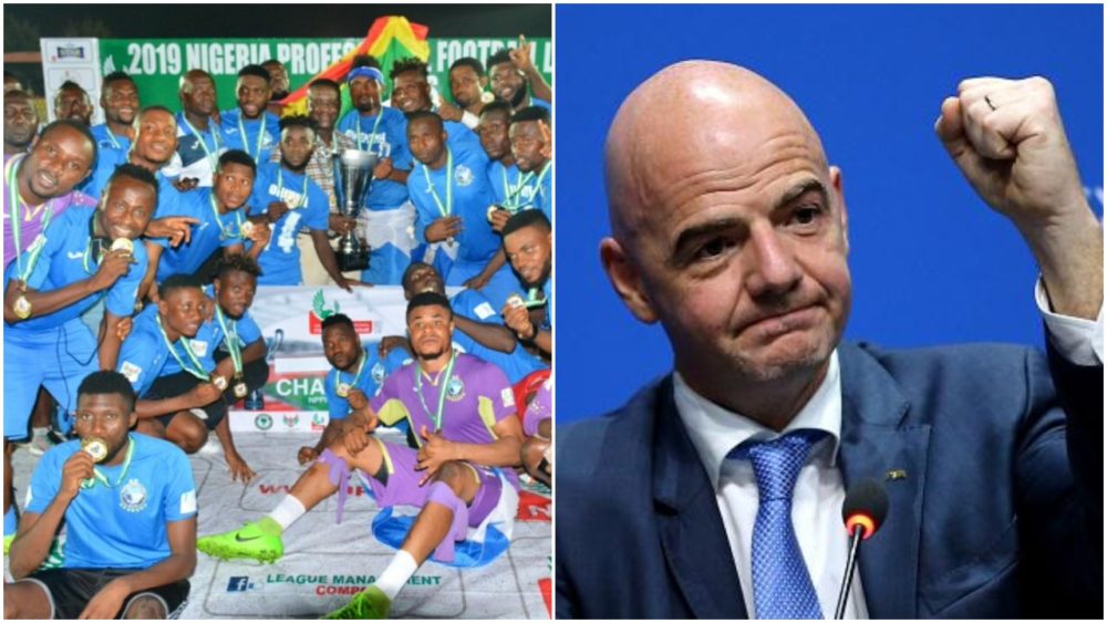 Gianni Infantino Congratulates Enyimba FC On NPFL Triumph