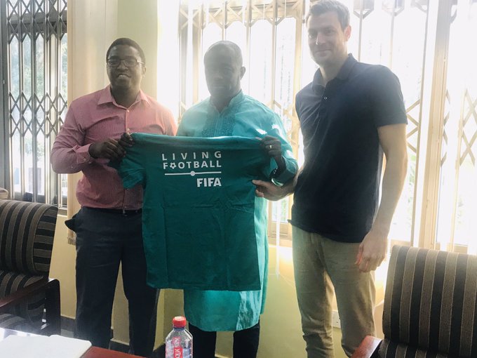 Ghana’s New FA President Kurt Okraku Gets Special Shirt from FIFA Ghana’s New FA President Kurt Okraku Gets Special Shirt from FIFA