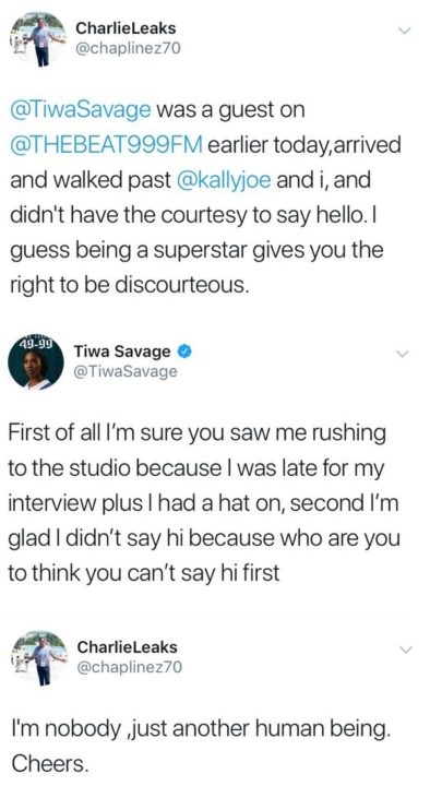 Sports Presenter Charles Anazodo In BIG Clash With Tiwa Savage