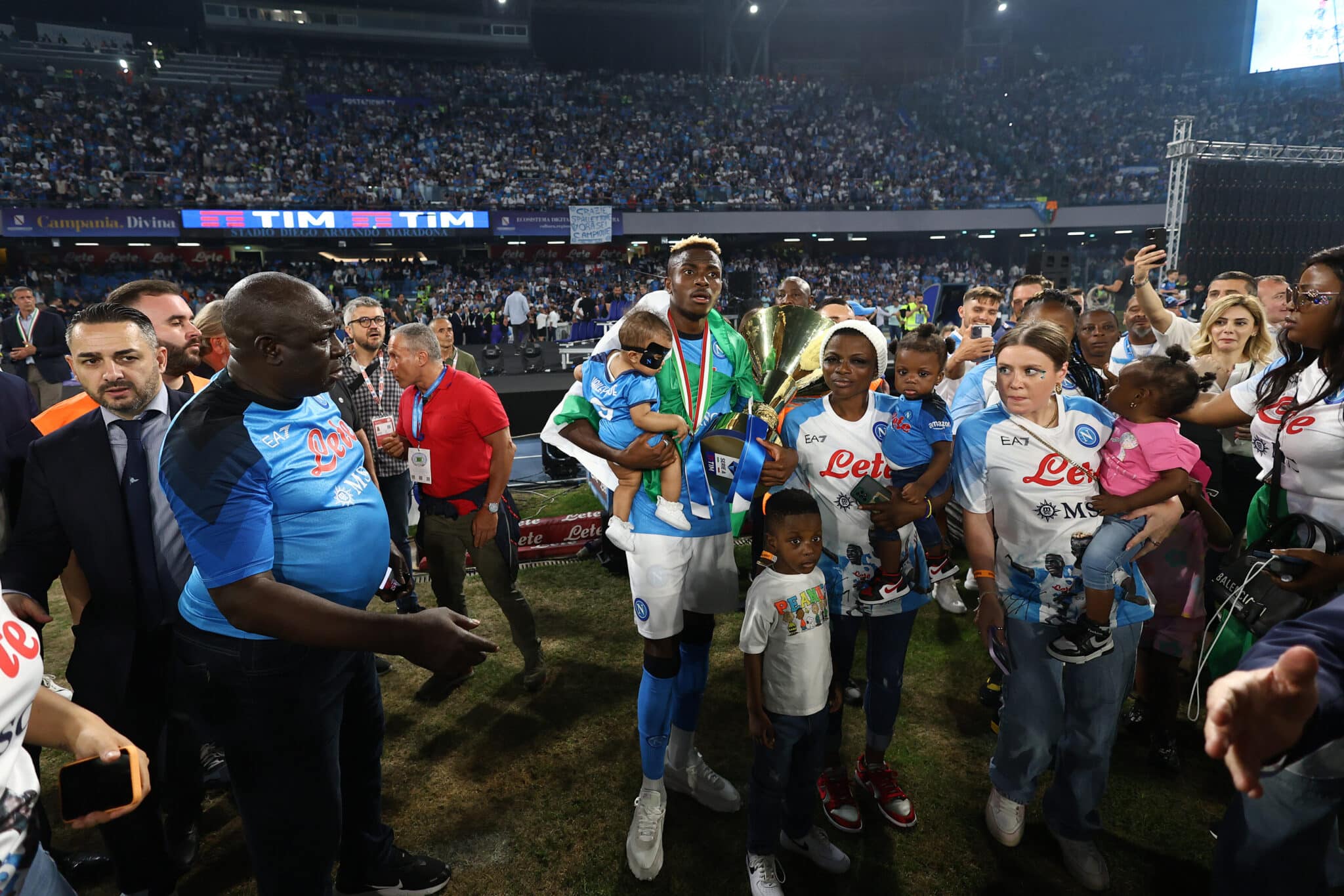 Osimhen with SSC Napoli