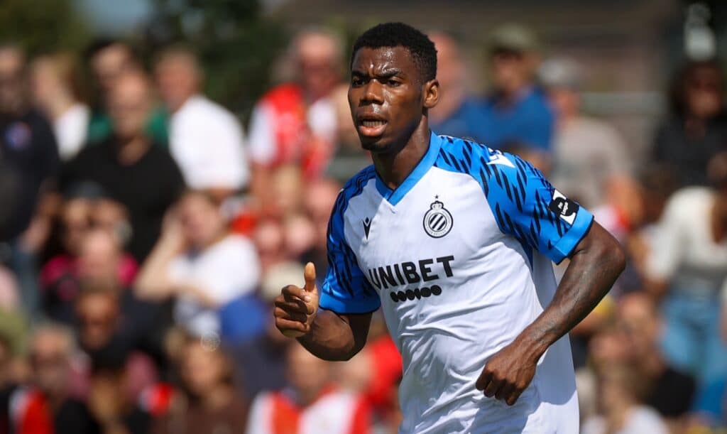 Raphael Onyedika pictured during a friendly 