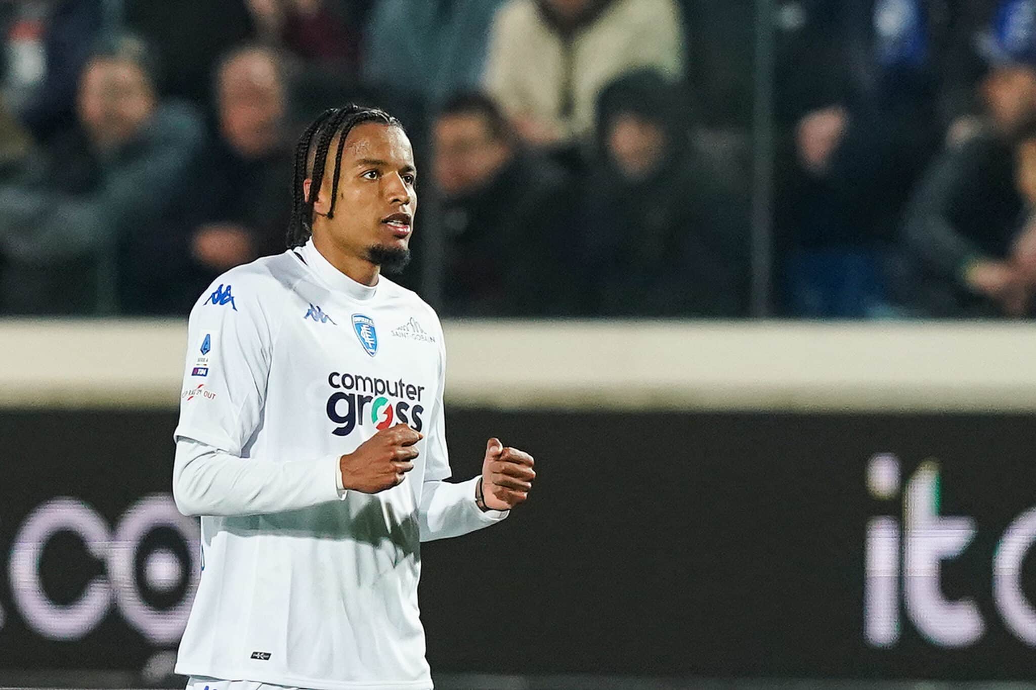 Tyronne Ebuehi celebrates after scoring 0-1