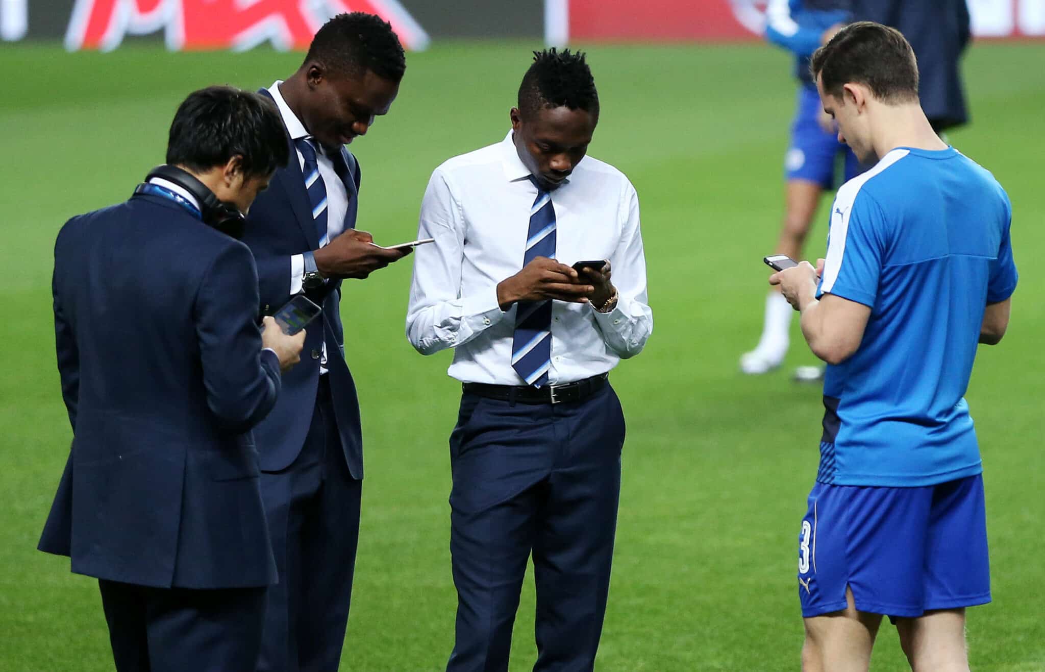 Ahmed Musa with Leicester City