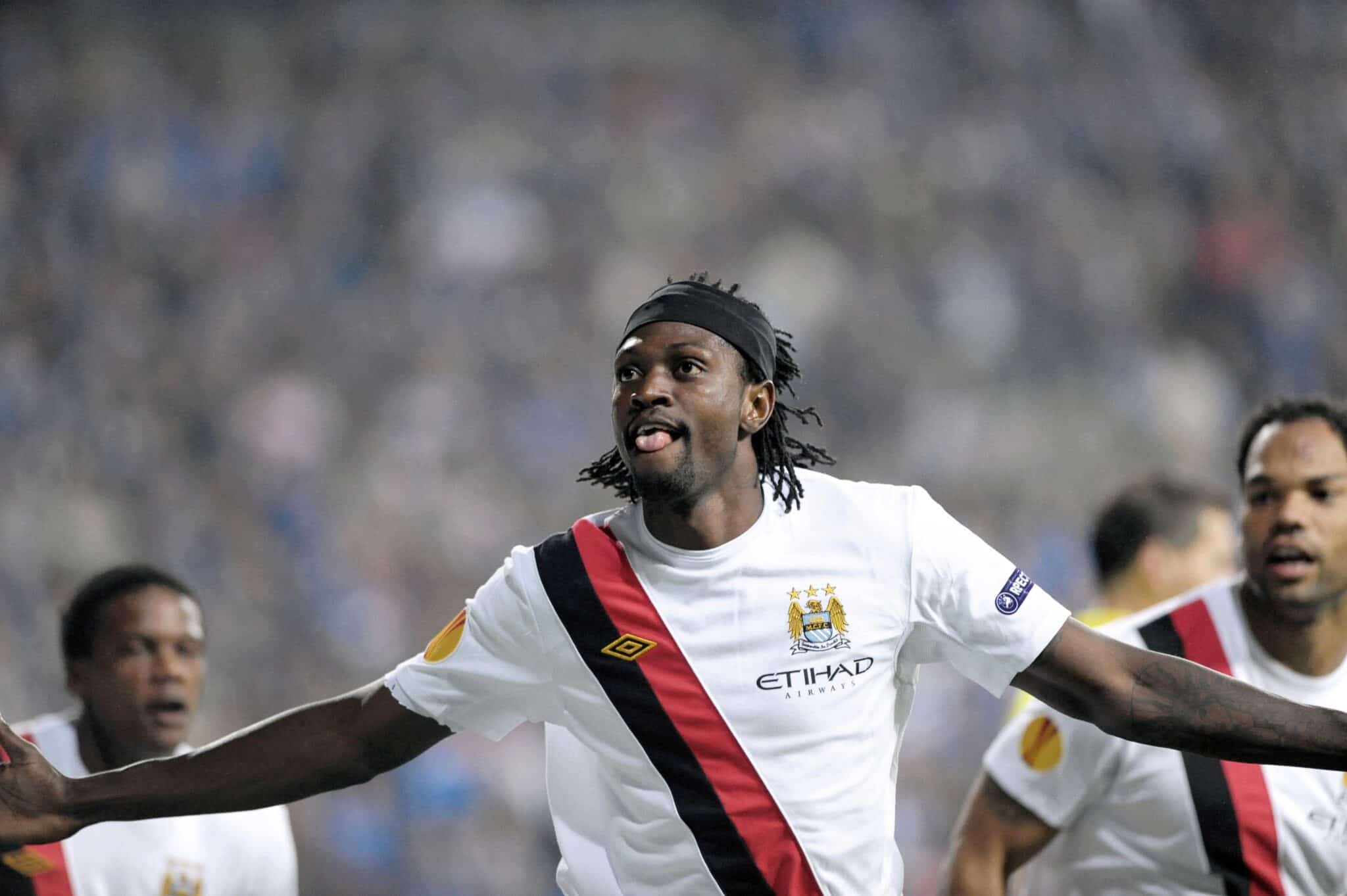 Manchester City's Emmanuel Adebayor