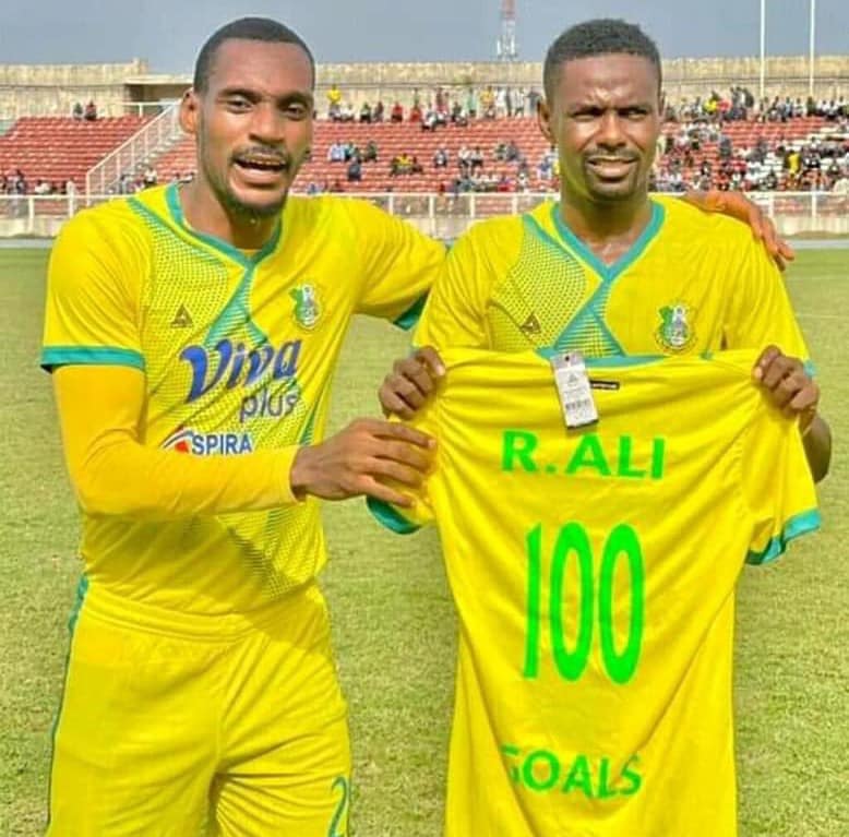 Rabiu Ali at 100 NPL goals