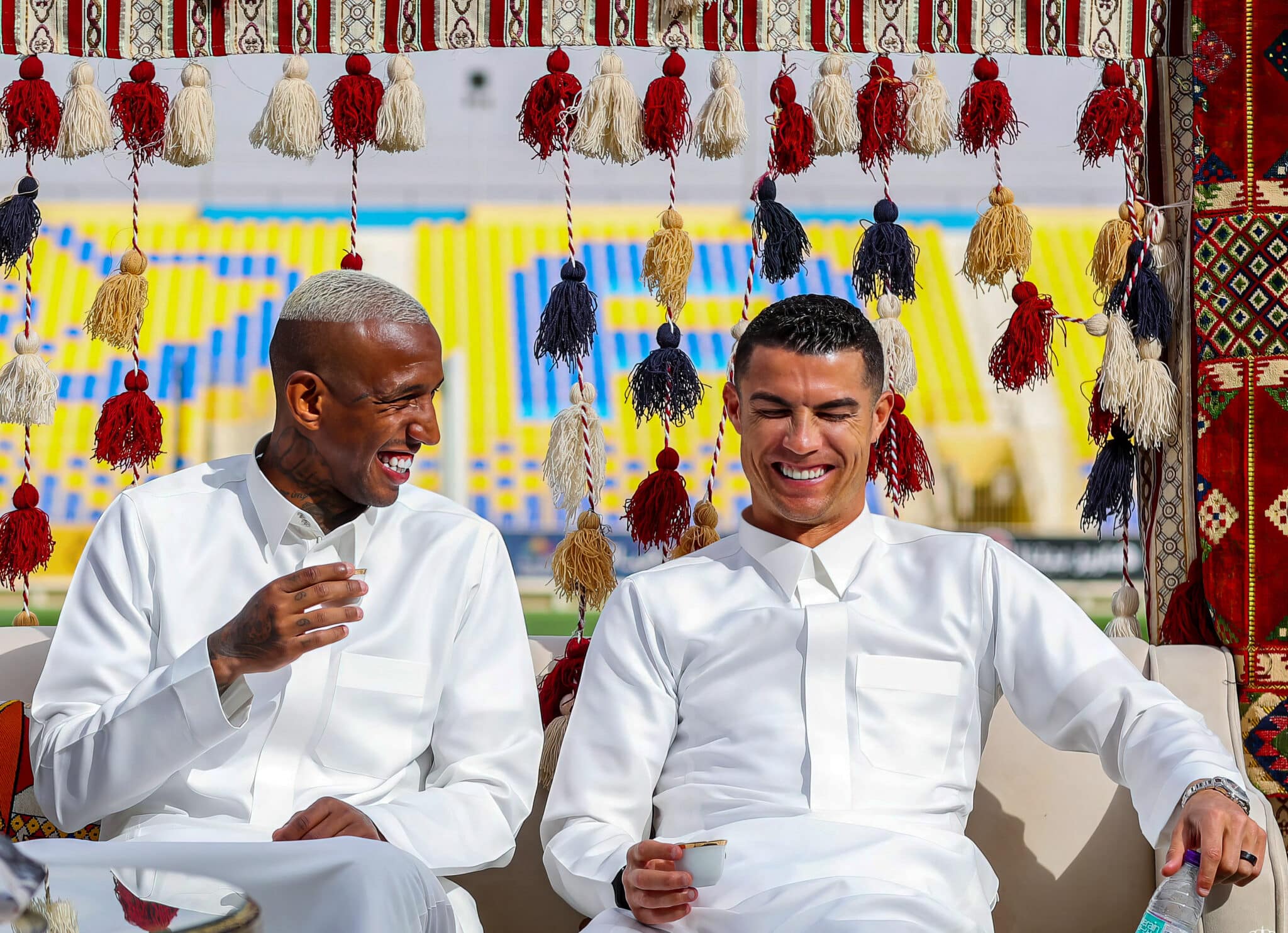 Ronaldo in Saudi traditional wear