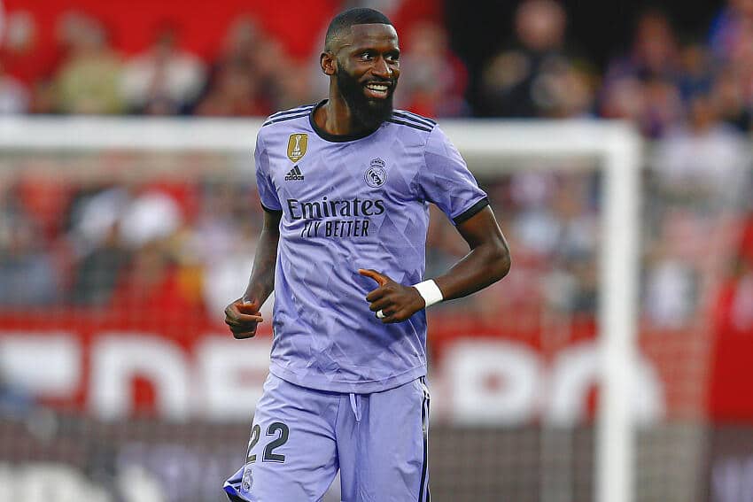 Antonio Rudiger in action for Real Madrid
