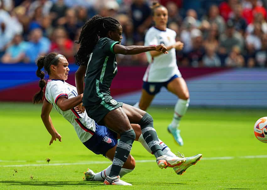 Toni Payne in action