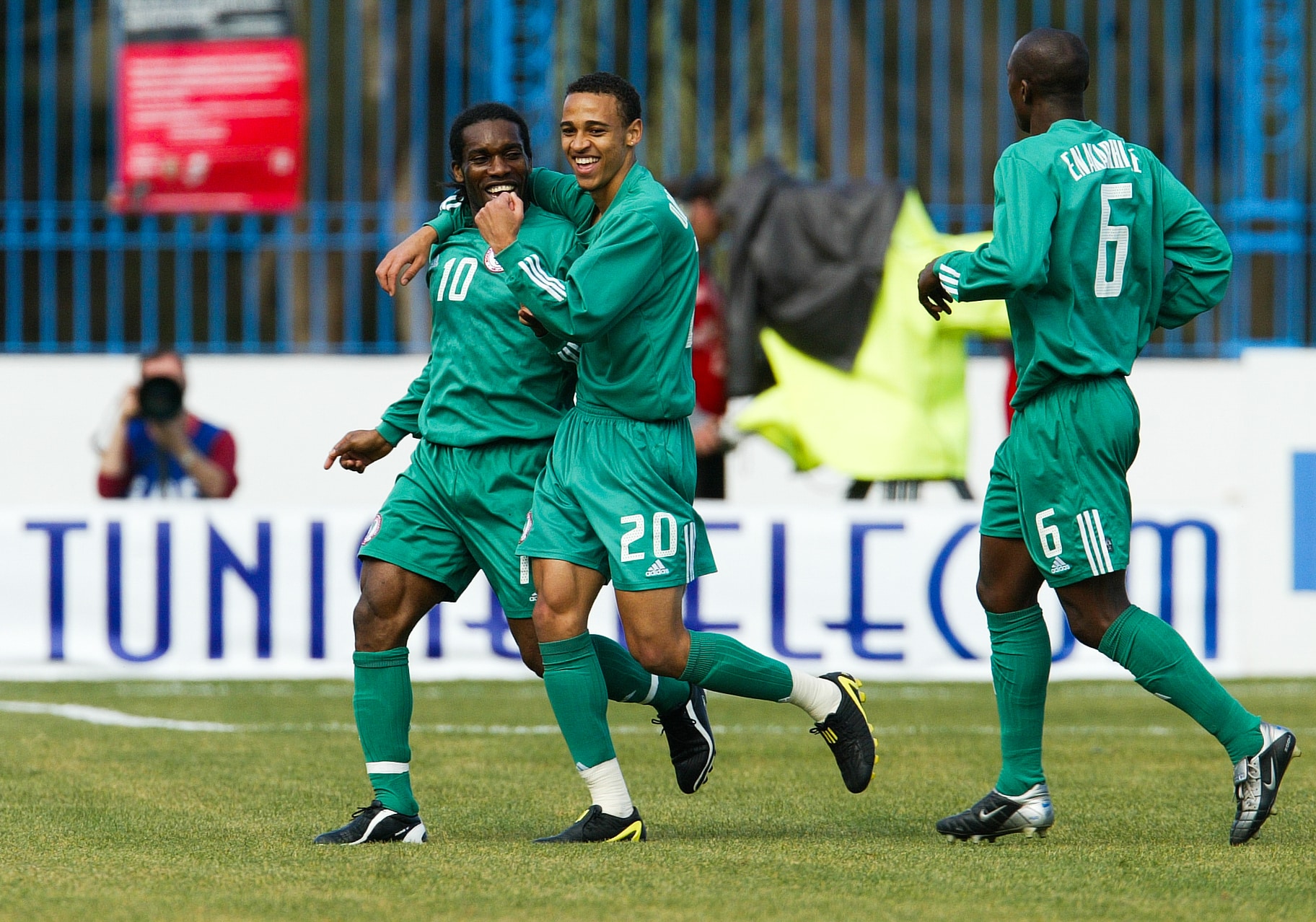 Austin Jay Jay Okocha in action