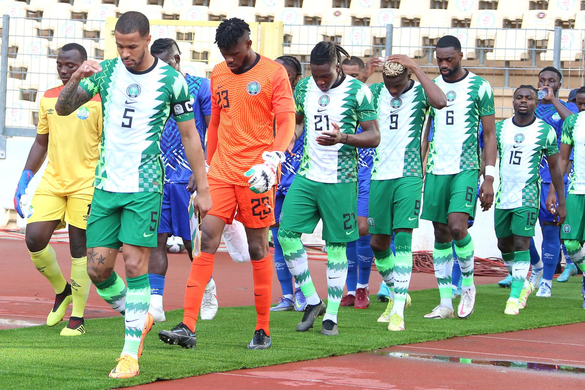 Nigeria national team, aka the Super Eagles