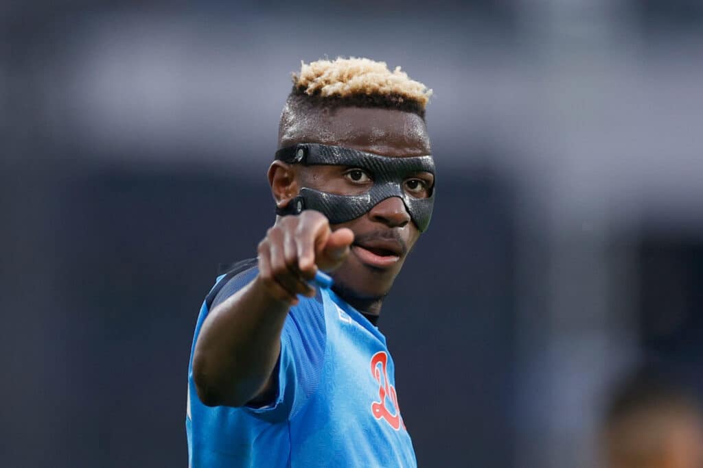 Osimhen in action for Napoli