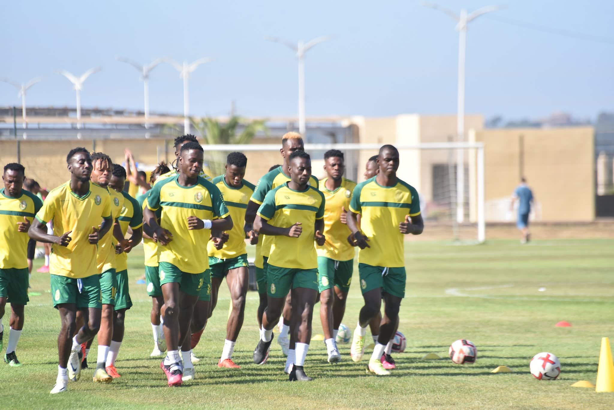 Bendel Insurance warm up head ASO Chlef 2nd leg clash