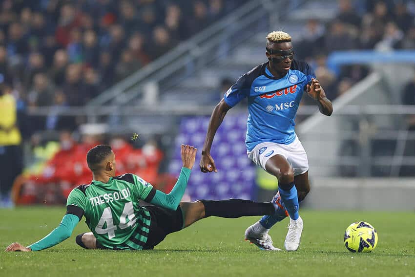 Victor Osimhen in action for Napoli