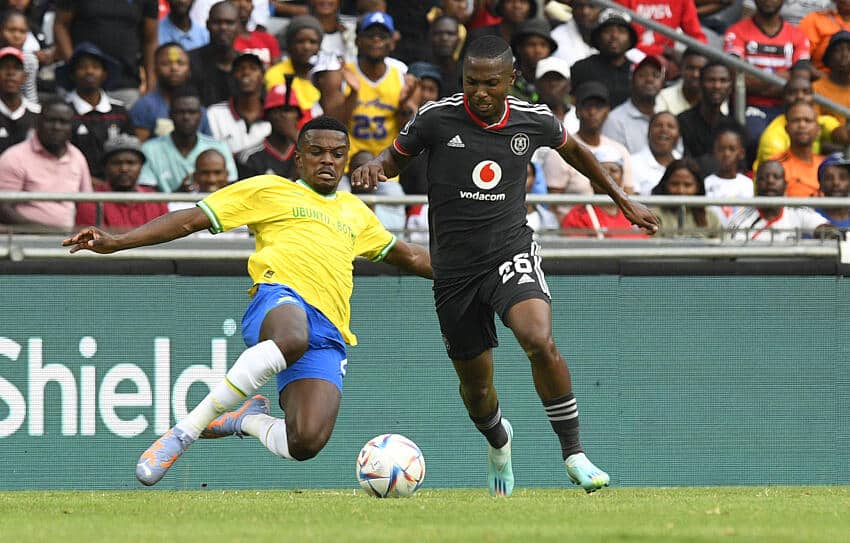 Bandile Shandu in action for Orlando Pirates