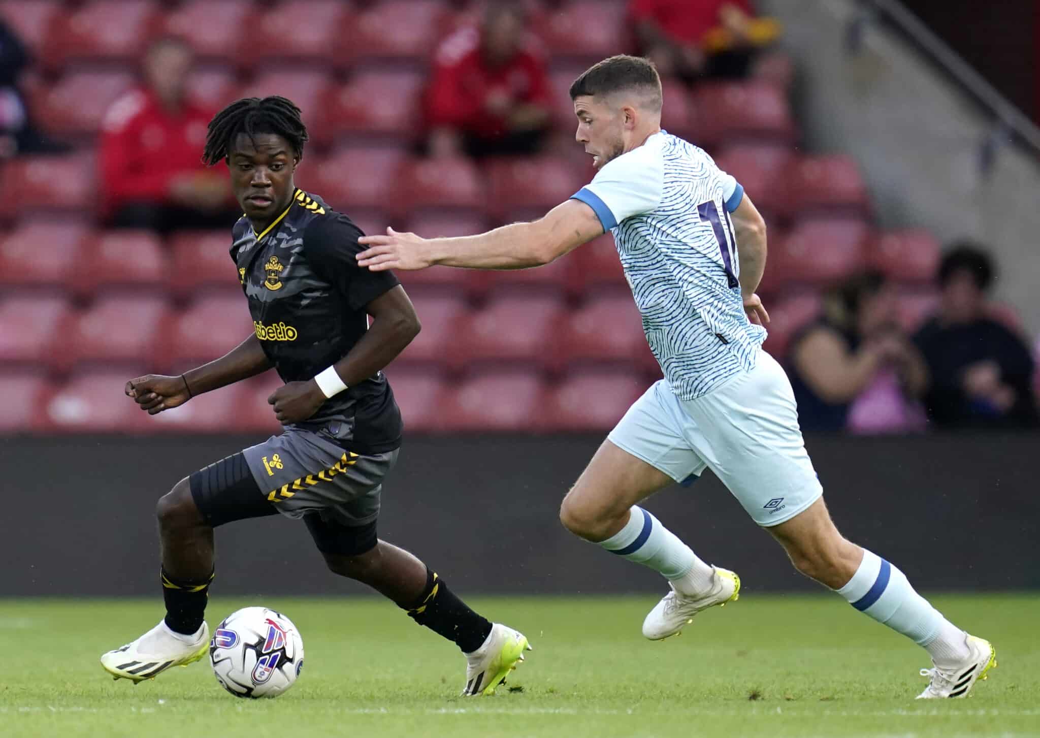 Romeo Lavia in action for his club