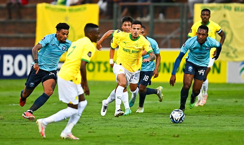 Mamelodi Sundowns players in action