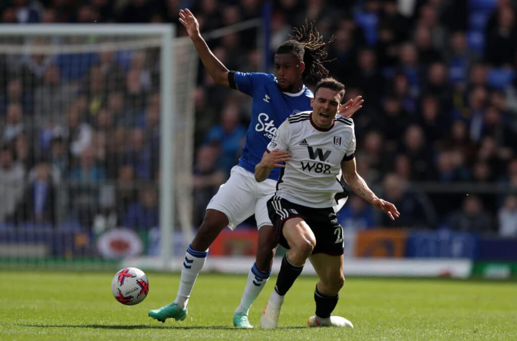 Alex Iwobi vs Fulham in the Premier League 2022-23 season