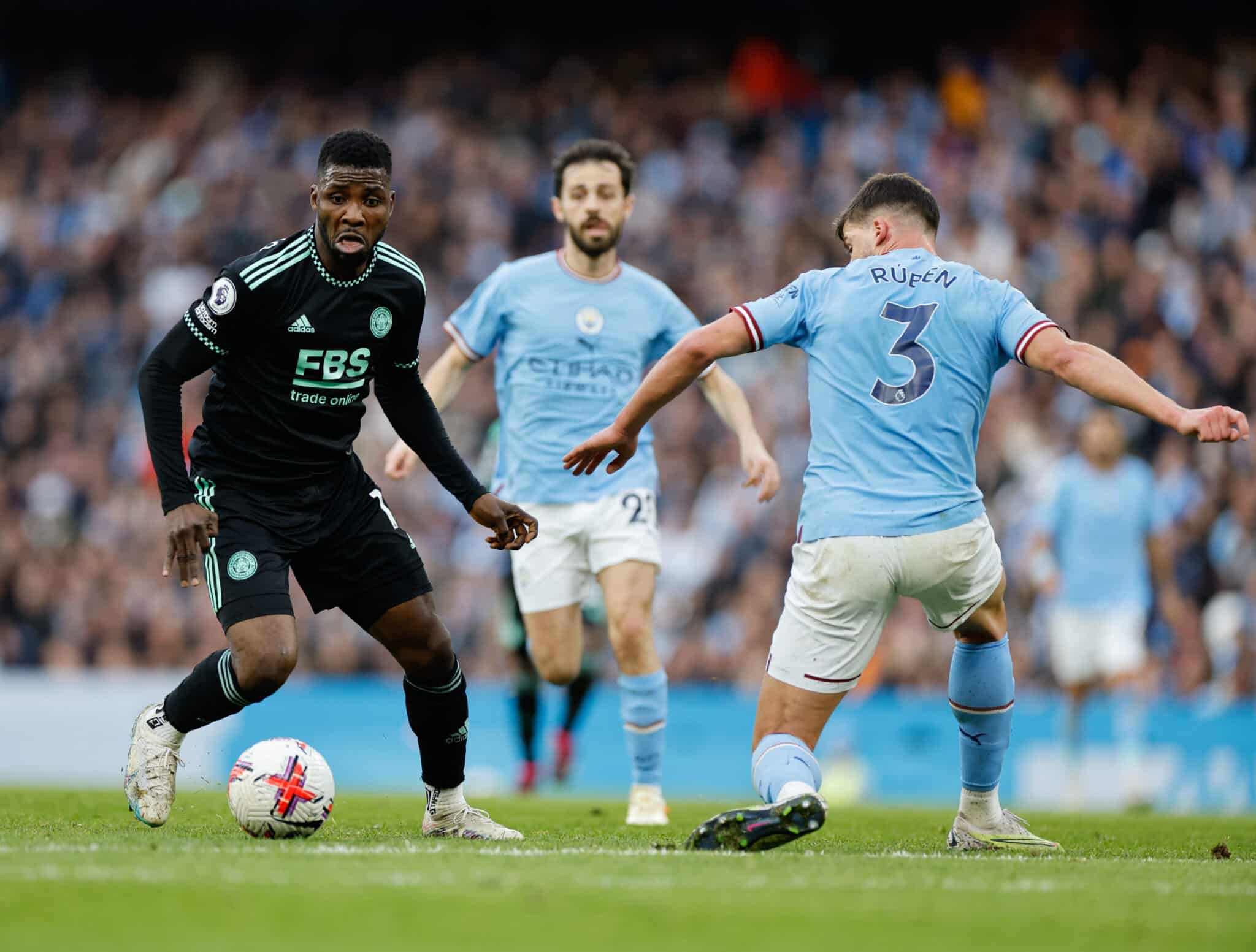 Kelechi Iheanacho against former club Manchester City