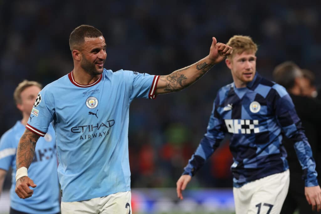 Kyle Walker is one of the fastest players in the Premier League