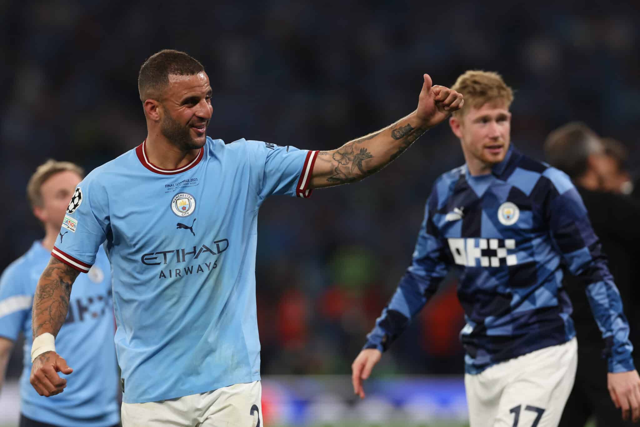 Kyle Walker is one of the fastest players in the Premier League