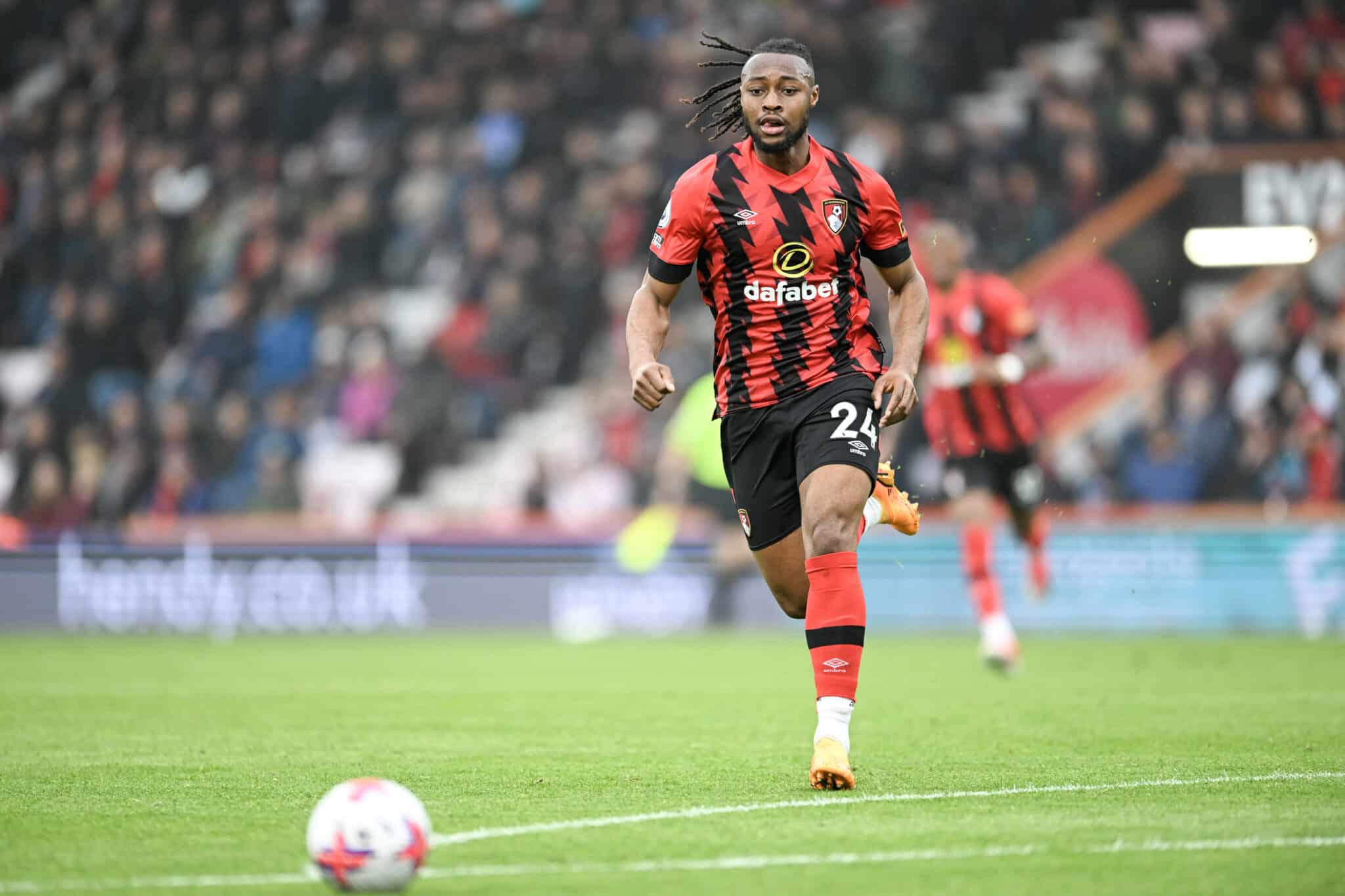 Antoine Semenyo on the run in the Premier League