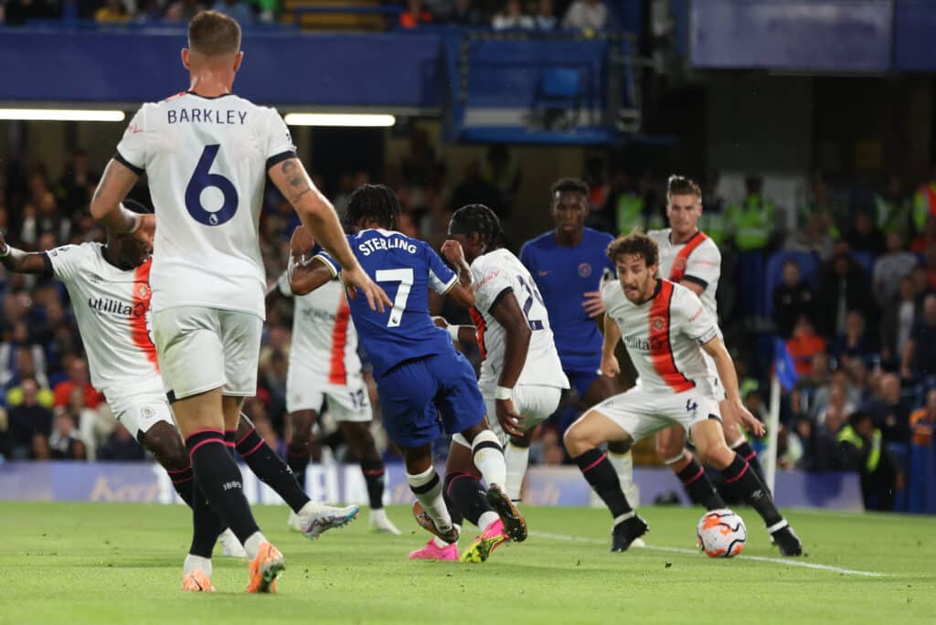 Chelsea's Raheem Sterling might feature in the Blues' upcoming EFL Cup match