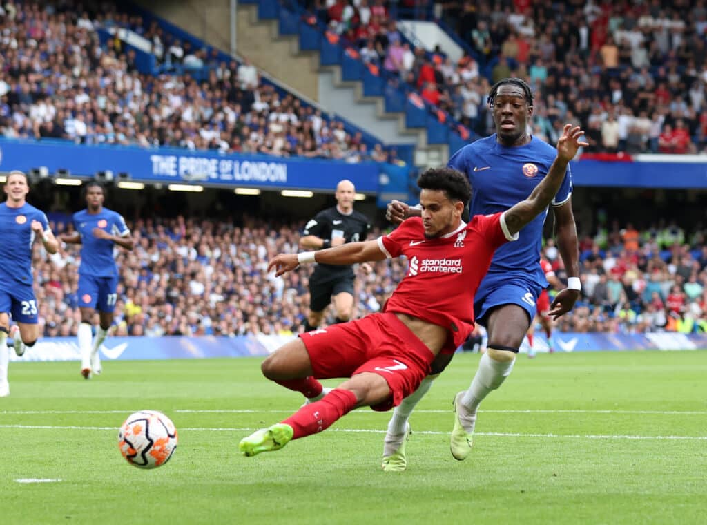 Luis Diaz scored for Liverpool vs Chelsea