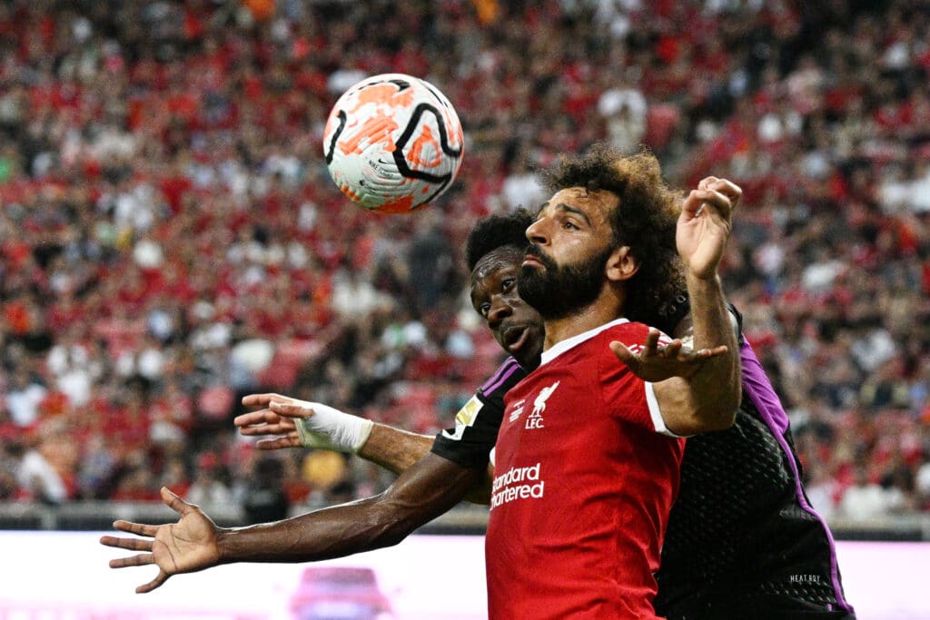 Mohamed Salah in pre-season for Liverpool
