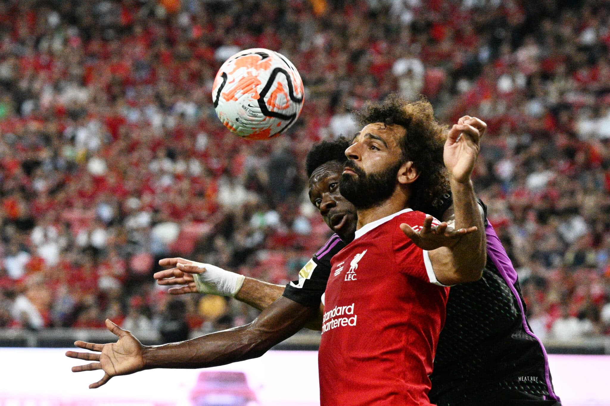 Mohamed Salah in pre-season for Liverpool