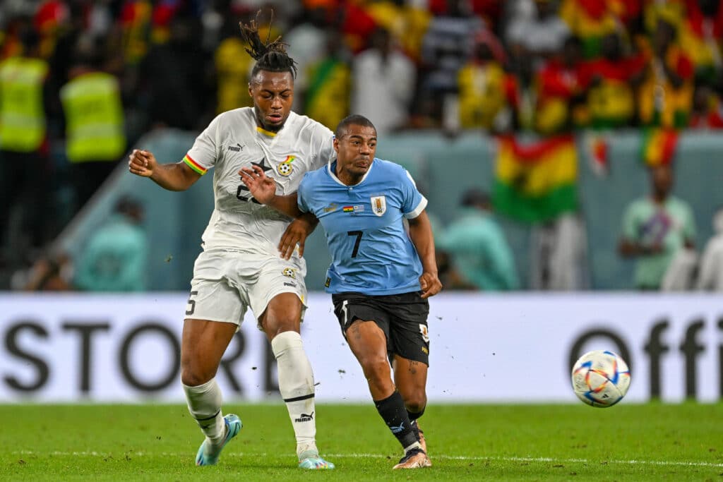 Antoine Semenyo at the FIFA World Cup 2022