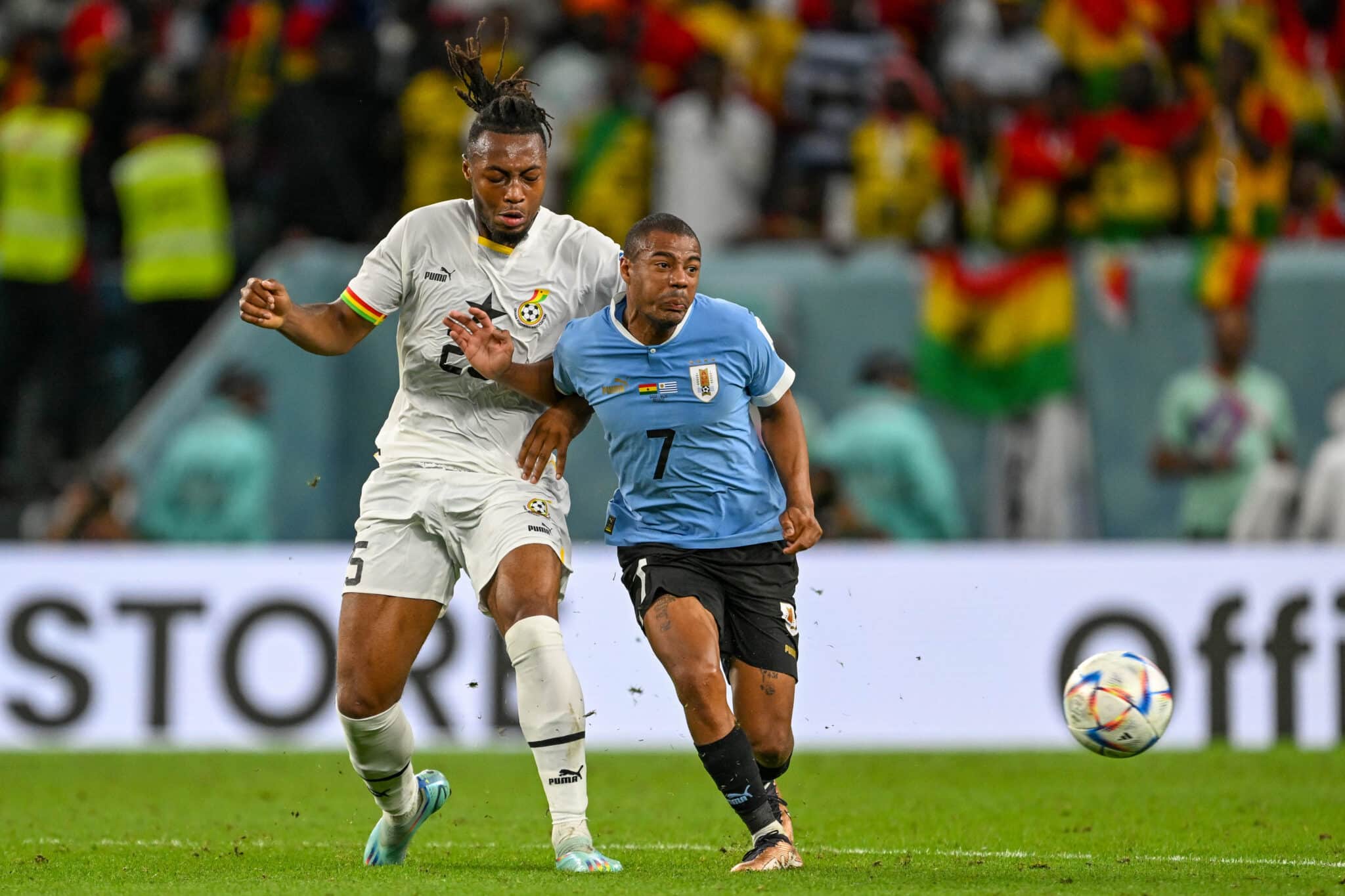 Antoine Semenyo at the FIFA World Cup 2022