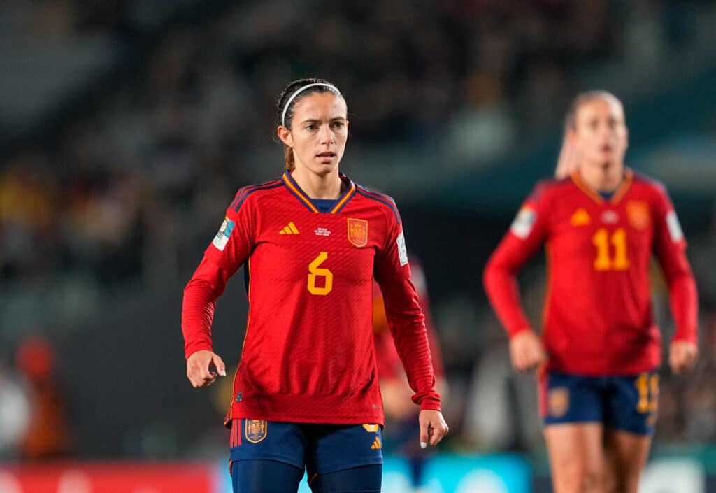 Spain's Aitana Bonmati in action