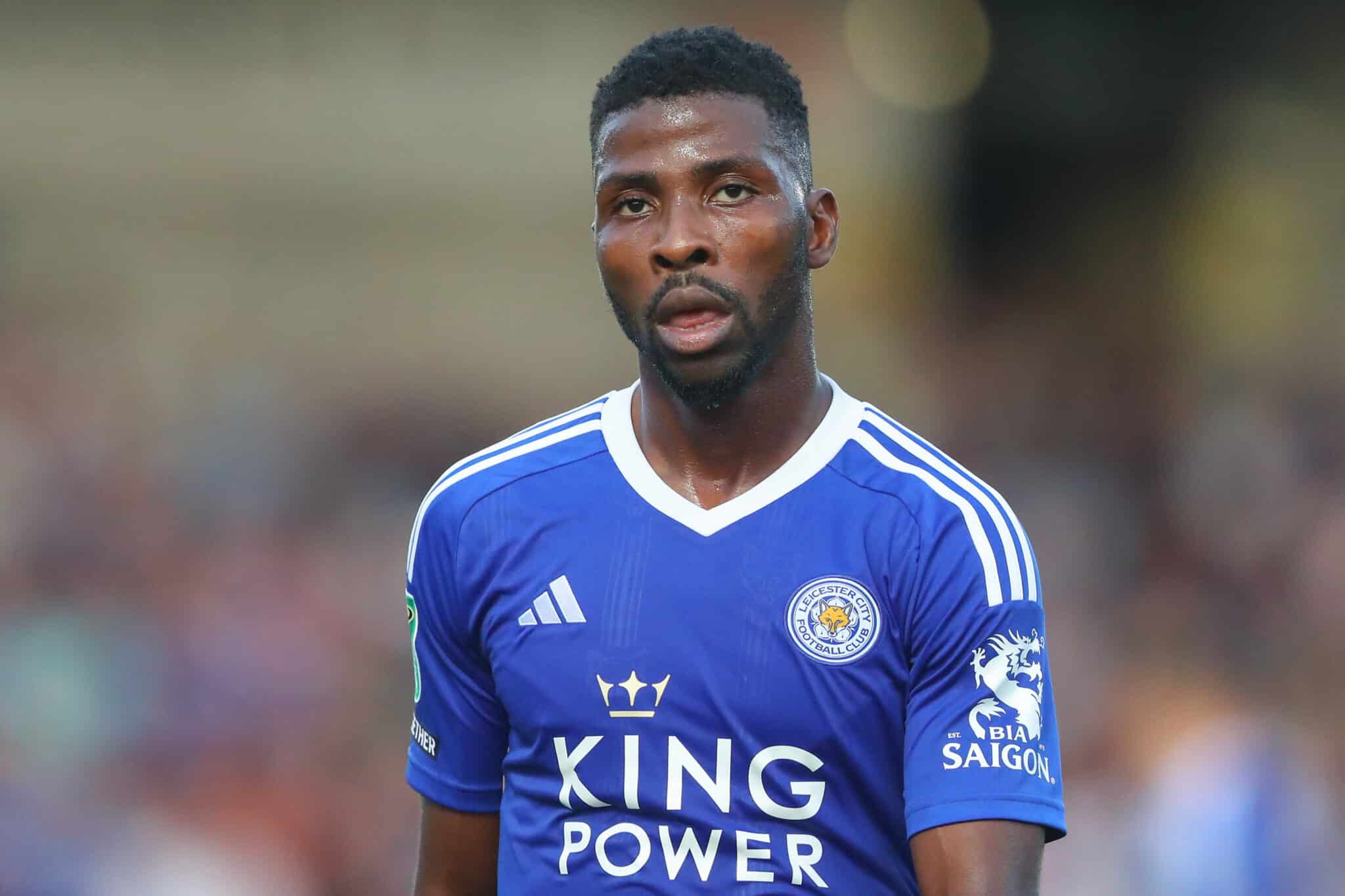 Kelechi Iheanacho with Leicester City