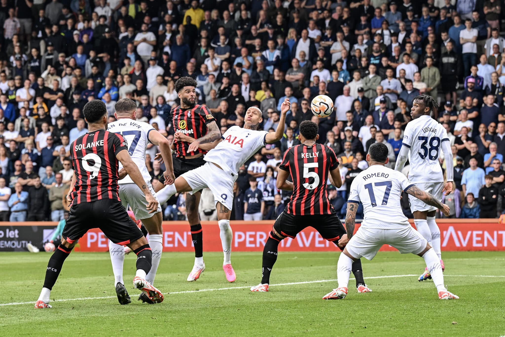 EFL Cup match between Tottenham and Bournemouth