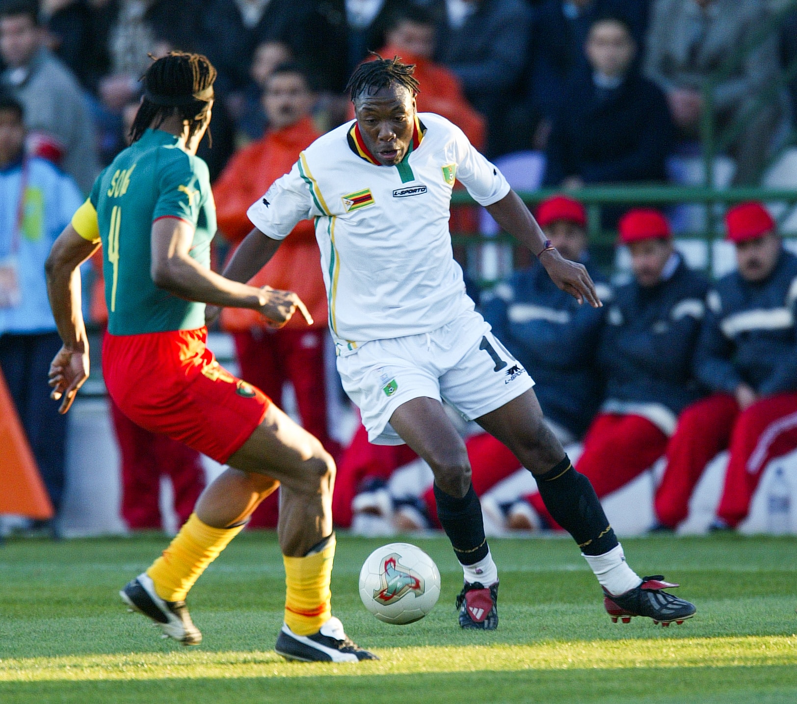 Wilfred Mugeyi during the 2004 Africa Cup of Nations Afcon 