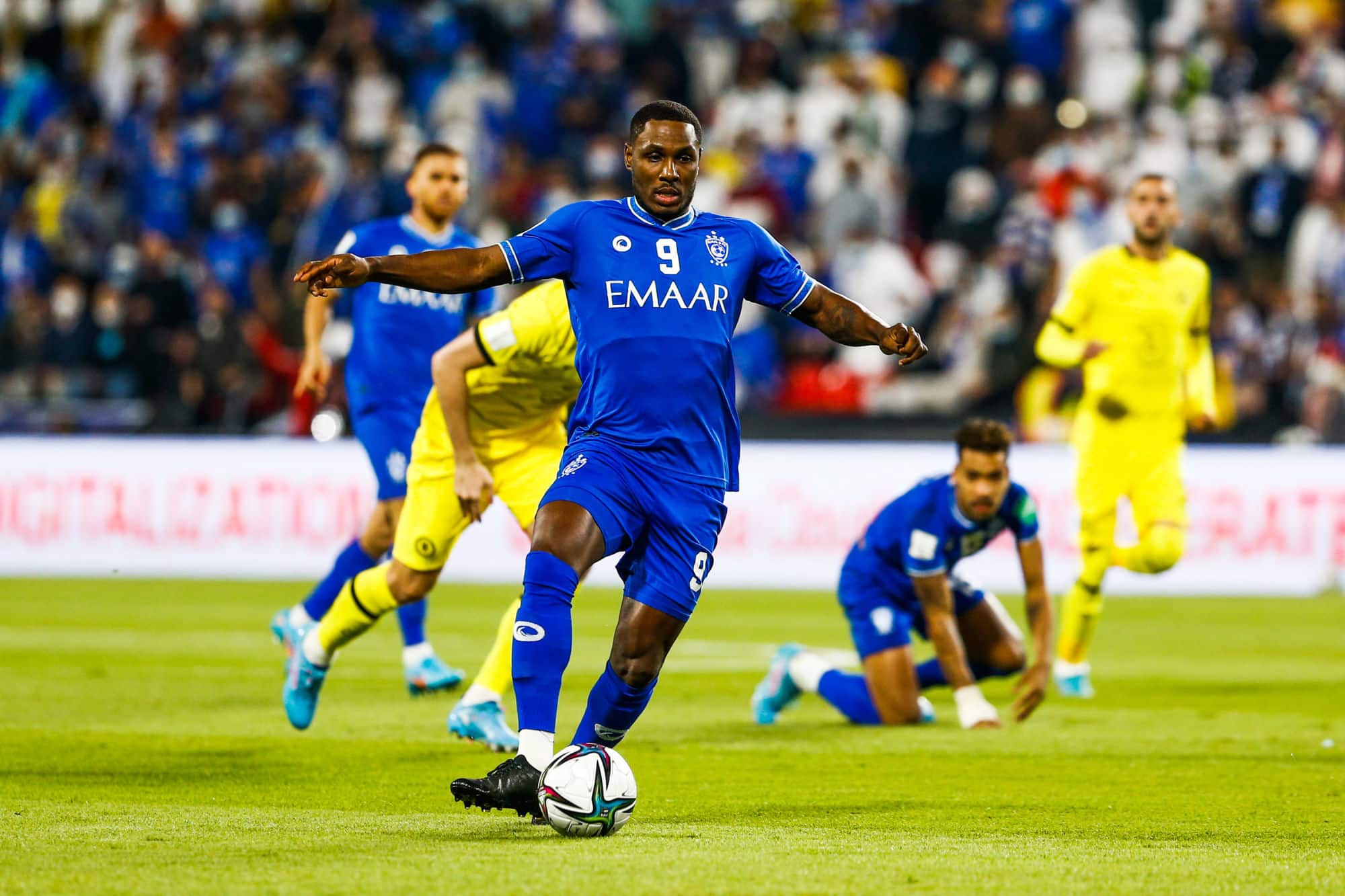 Odion Ighalo in action for Al Hilal in the saudi pro league