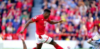 Super Eagles star Taiwo Awoniyi creates Forest history with Arsenal strike