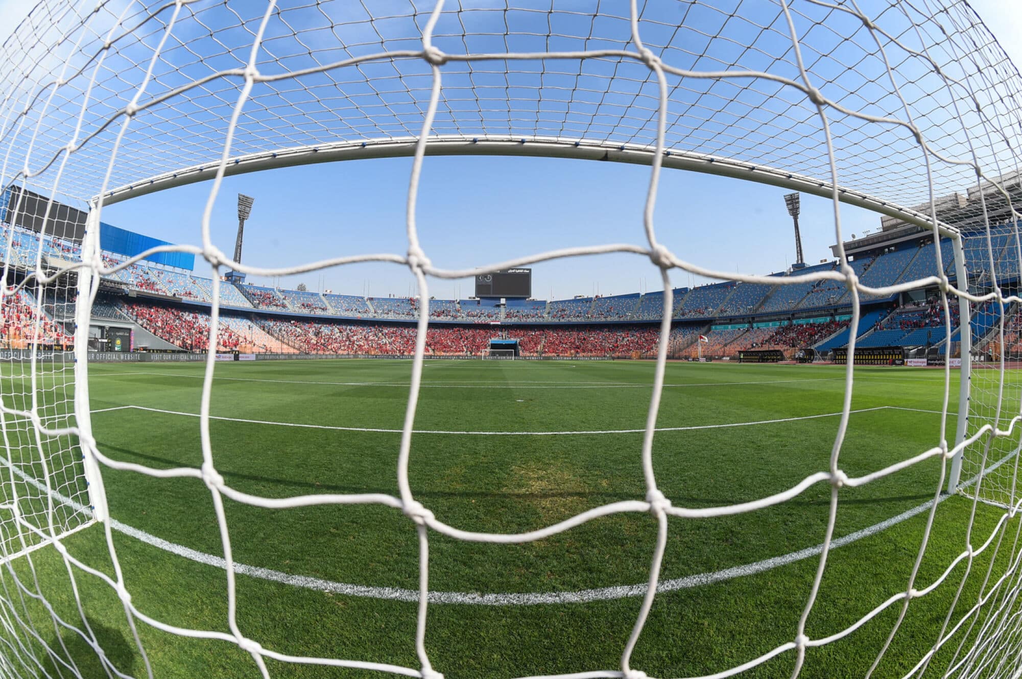 CAF Champions League live football goalpost