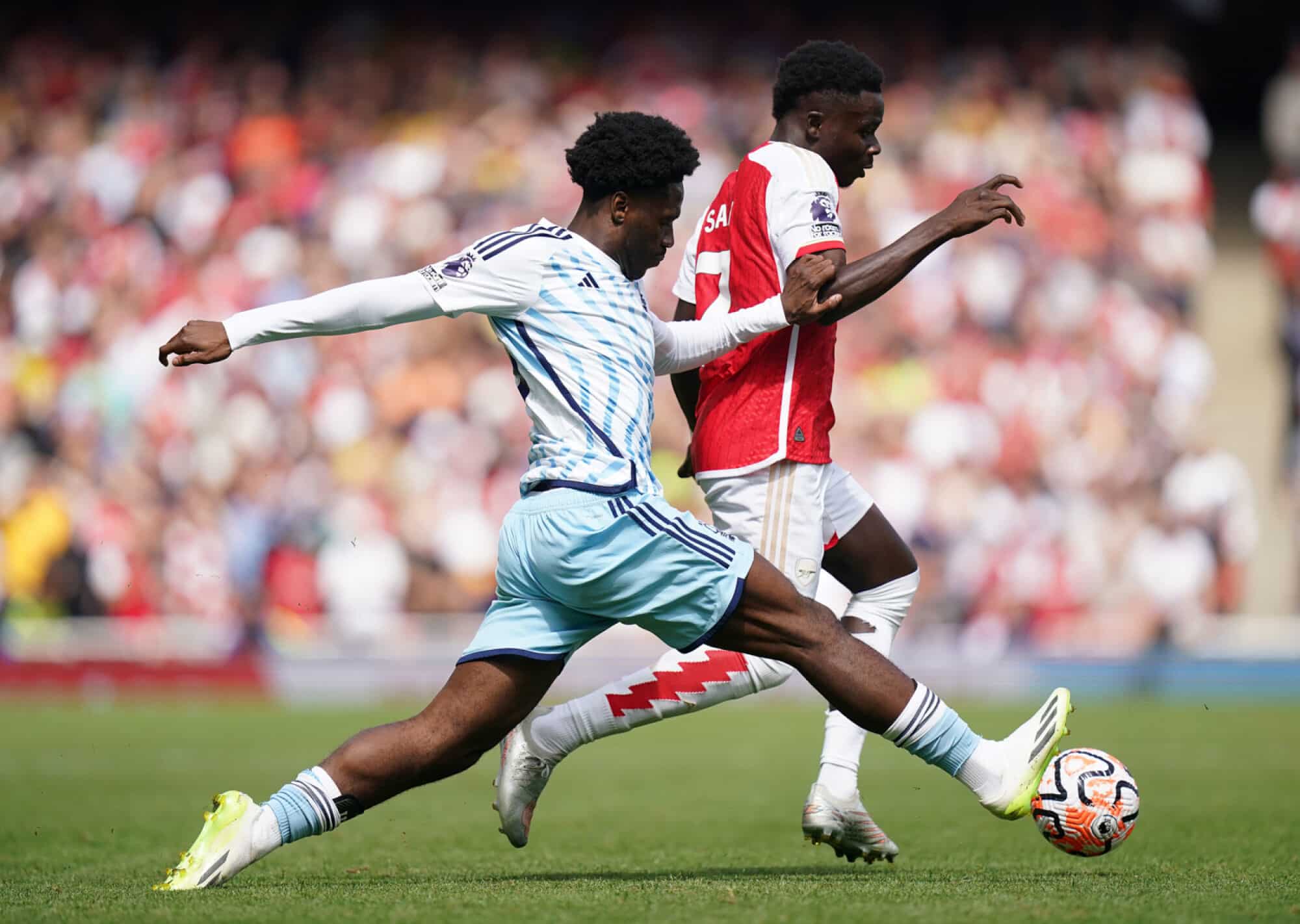 Ola Aina in action for Nottingham Forest